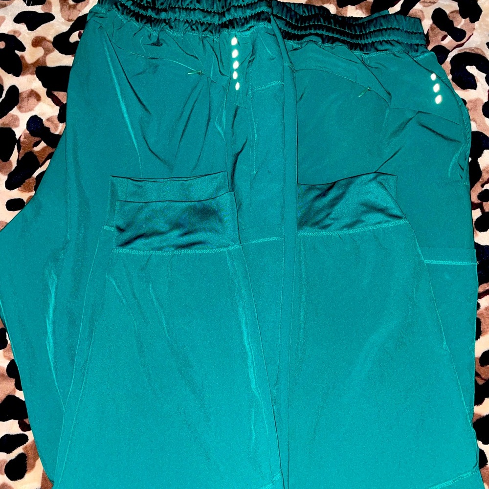 2 pairs of hunter green barco one jogger scrub pants BARCO
